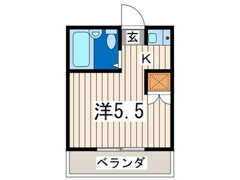 間取図 コーポ湘南