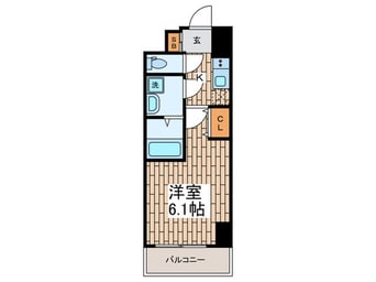 間取図 ディームス品川戸越Ⅱ