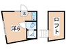 ユナイト白楽マッケンロー 1Rの間取り