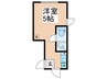 レジデンストーキョー北上野 1Rの間取り