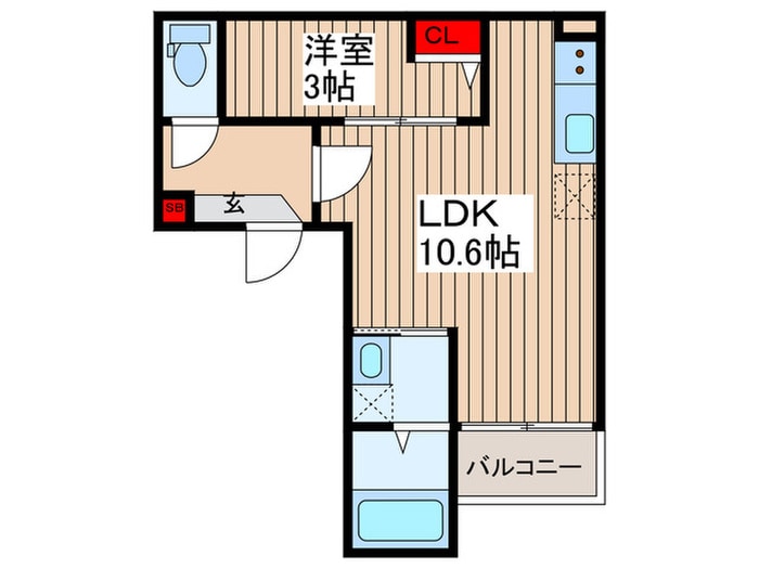 間取り図 Jack marugasakiⅠ