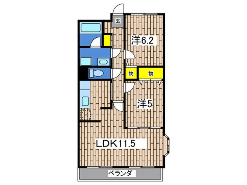 間取図 シャト－秋葉町