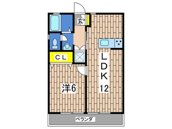 間取図 サン・フォレスト名瀬