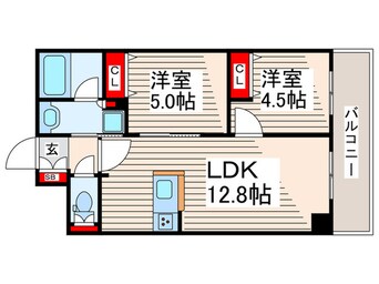 間取図 リアナアートパーク西葛西