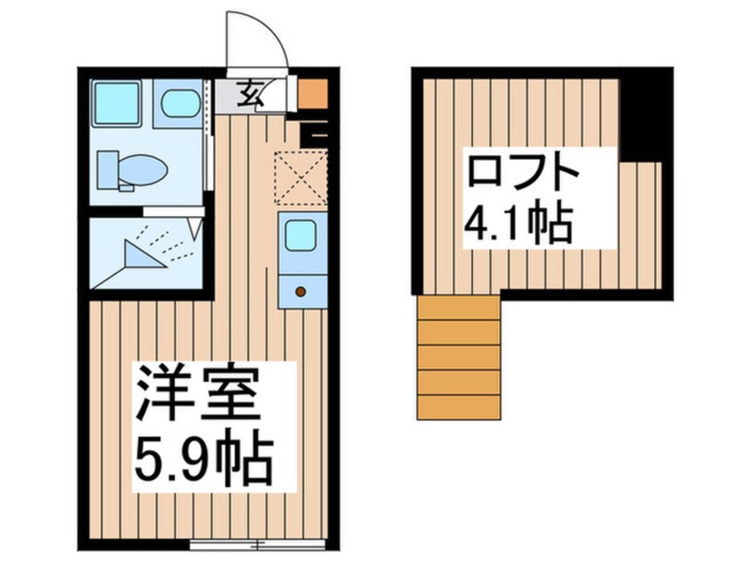 間取図 Arbre小岩