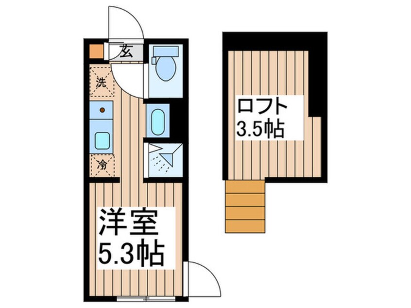 間取図 Arbre小岩