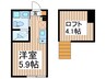 Arbre小岩 1Rの間取り