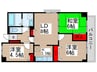 アクシス高砂 3LDKの間取り