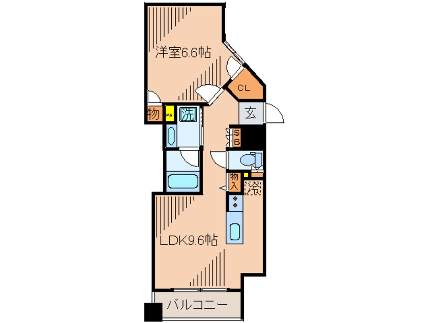 間取図 ルクレ新川レジデンス