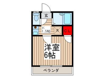 間取図 ノ－スビレッジⅡ