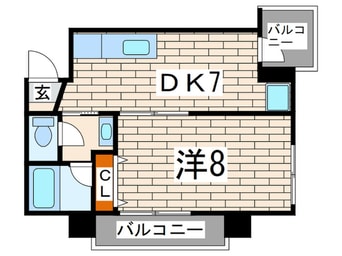 間取図 高野館Ⅱ