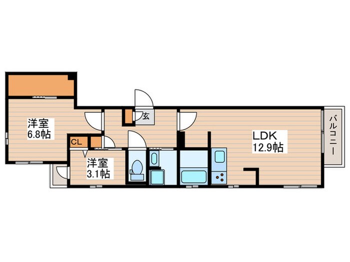 間取り図 GranDuo　Nishiogikubo2