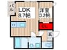 KEIAI RESIDENCE　上尾Ⅱ 1LDKの間取り