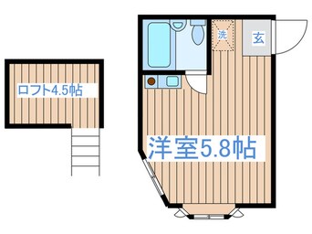 間取図 サンラザ－ル長沼