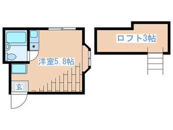 間取図 サンラザ－ル長沼