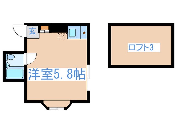 間取り図 サンラザ－ル長沼