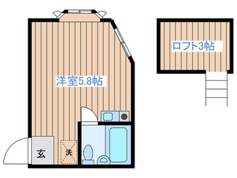 間取図 サンラザ－ル長沼