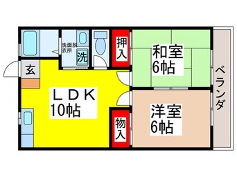 間取図 フジパレス