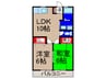 フジパレス 2LDKの間取り