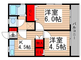 間取図 ハイツ杉