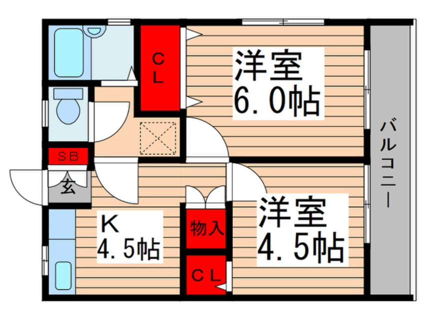 間取図 ハイツ杉
