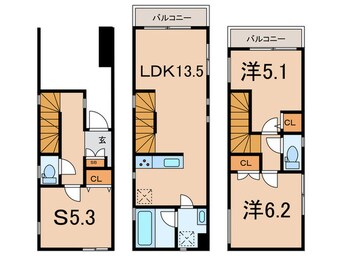 間取図 Ｋｏｌｅｔ大口＃０３