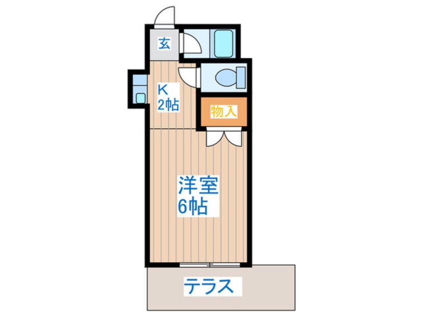 間取図 フレ－ルハイツ