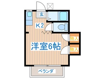 間取図 フレ－ルハイツ