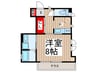 プラージュ 1Kの間取り