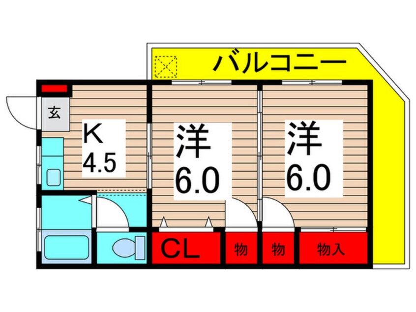 間取図 勝田ビル