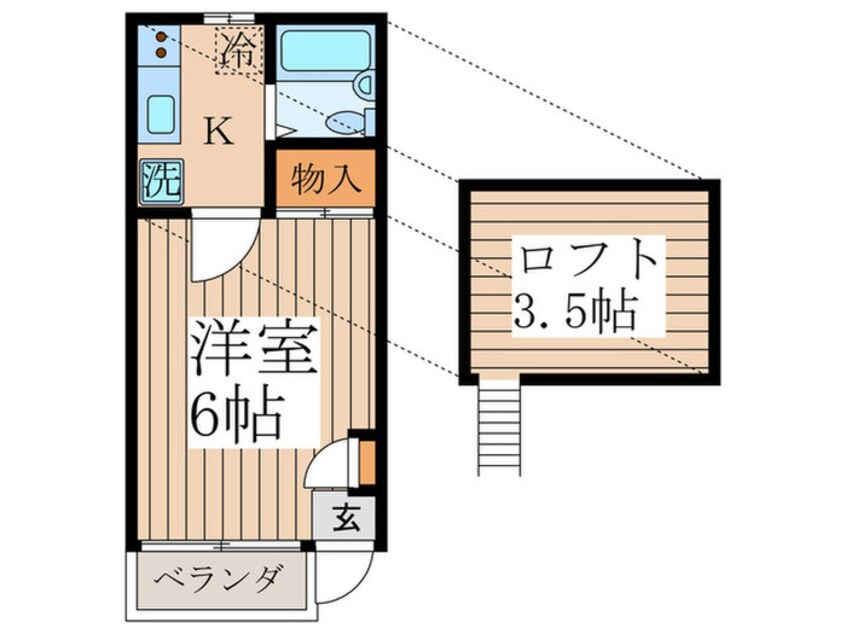 間取図 メゾンブラン天文台