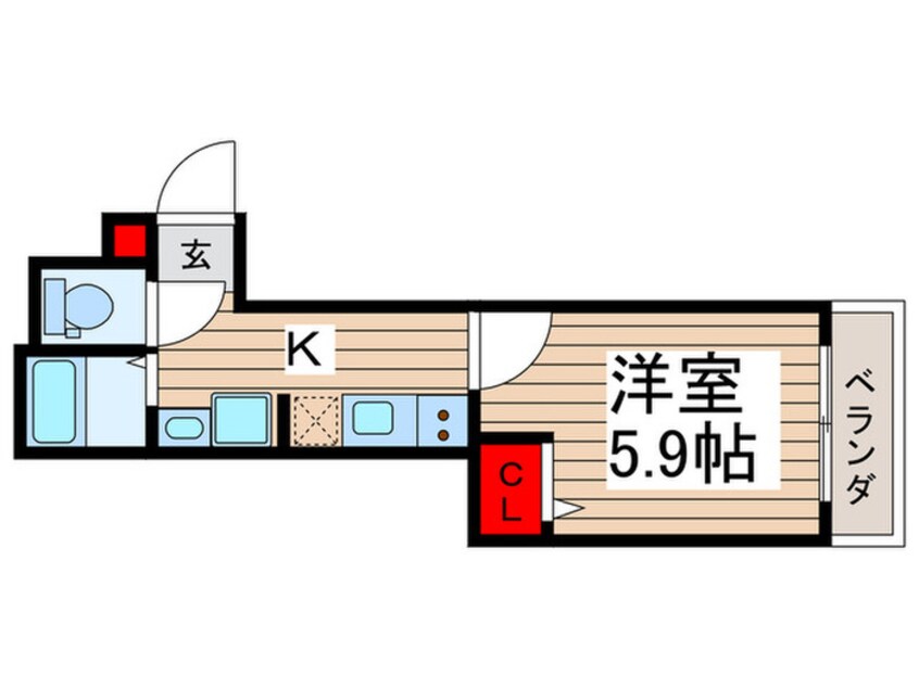 間取図 グランカーサ高砂