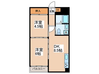 間取図 調布センタービル（906）