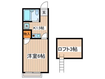 間取図 コーポ　サンケン