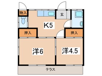 間取図 やよい荘