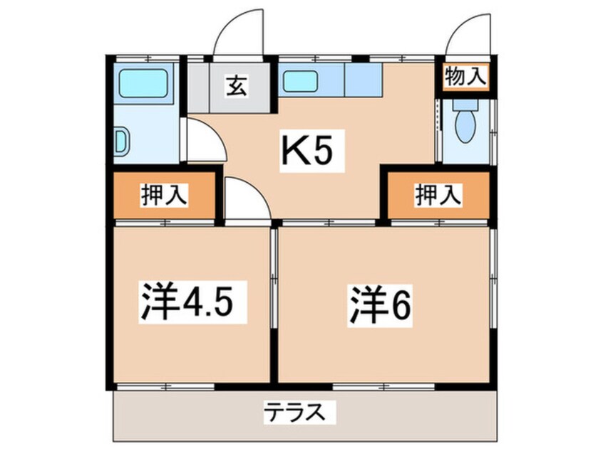 間取図 やよい荘