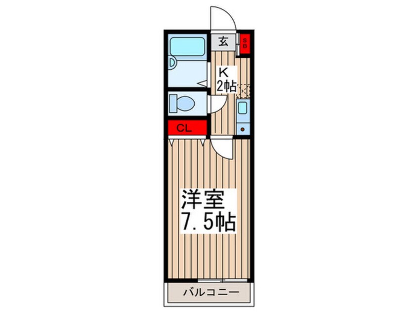 間取図 ラ・フォリア鶴瀬