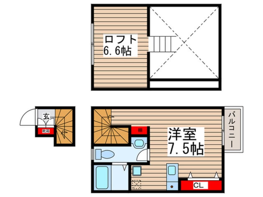 間取図 ミリアビタFK