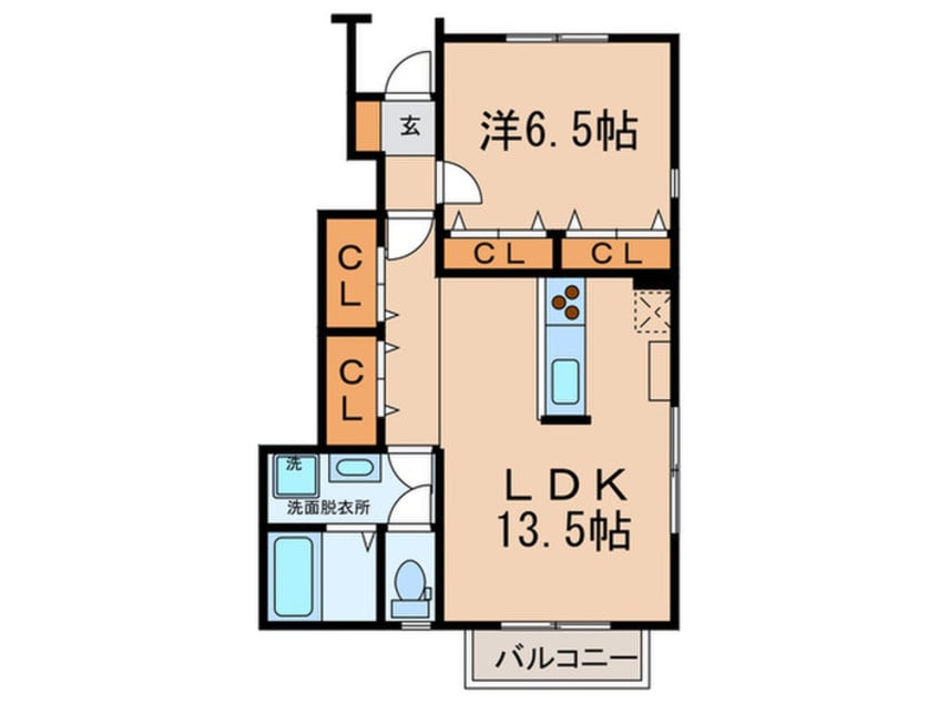 間取図 北見小路東棟