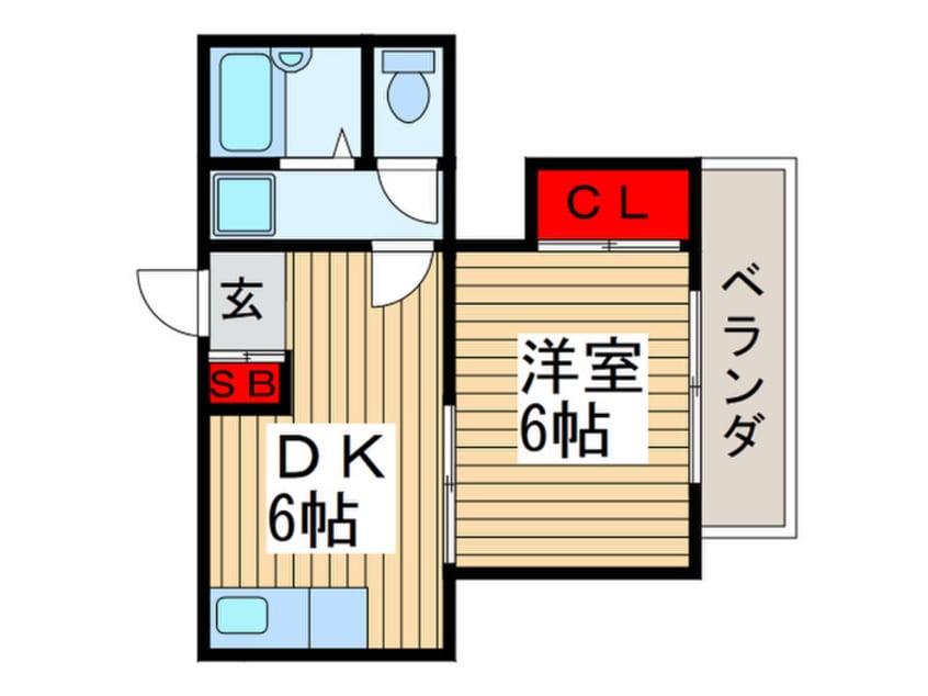 間取図 フロ－ラルハイム