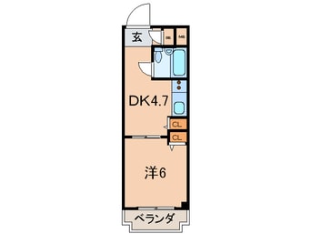 間取図 パレット御殿山
