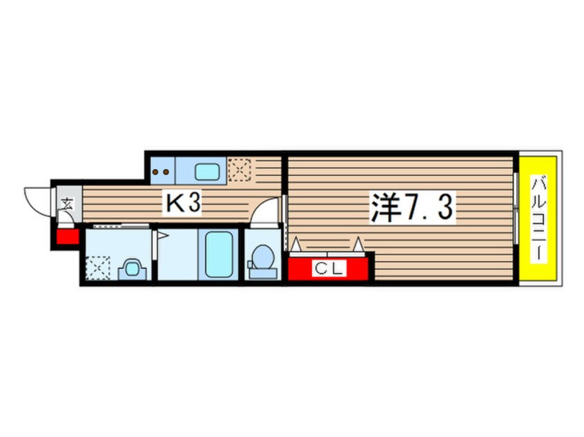 間取図 PARTENZA広小路