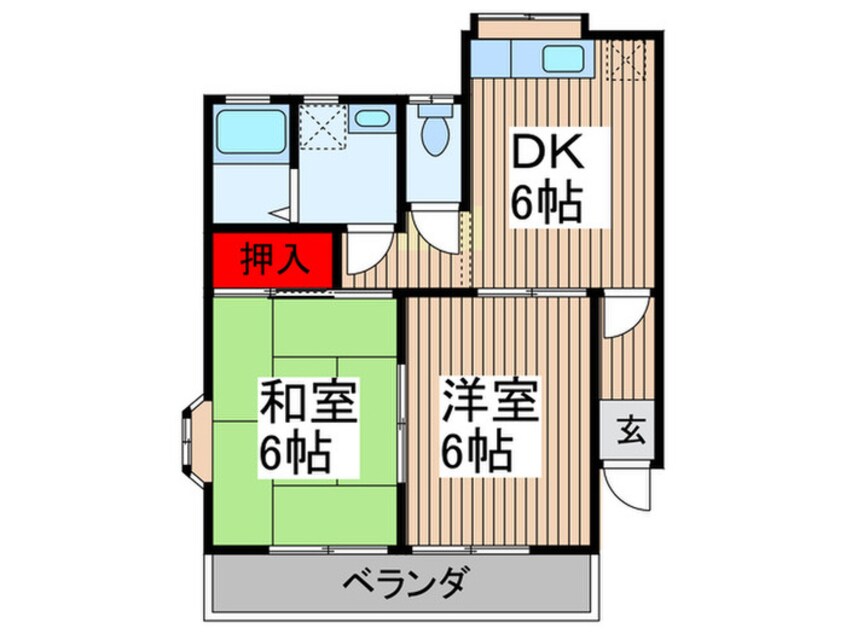 間取図 バーズヒルＮＡＫＡＭＵＲＡ