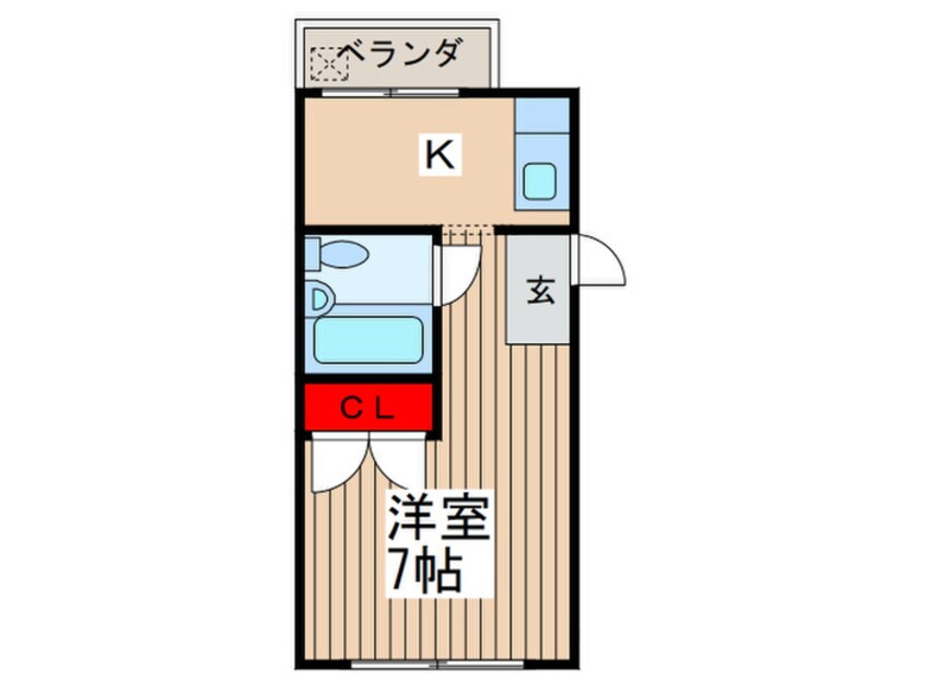 間取図 矢崎ヴィレッジ