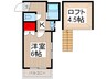 メゾンスズキ 1Kの間取り