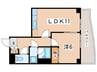 NEO　ROOMELIA 1LDKの間取り