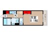 リブリ・Ａｖｅｎｕｅ 1Kの間取り