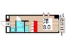 ソレイユ綾瀬（305） 1Rの間取り