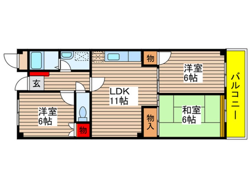 間取図 ドエルＹＭ