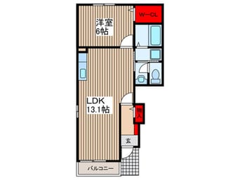 間取図 メゾン・ド・ソレイユＢ